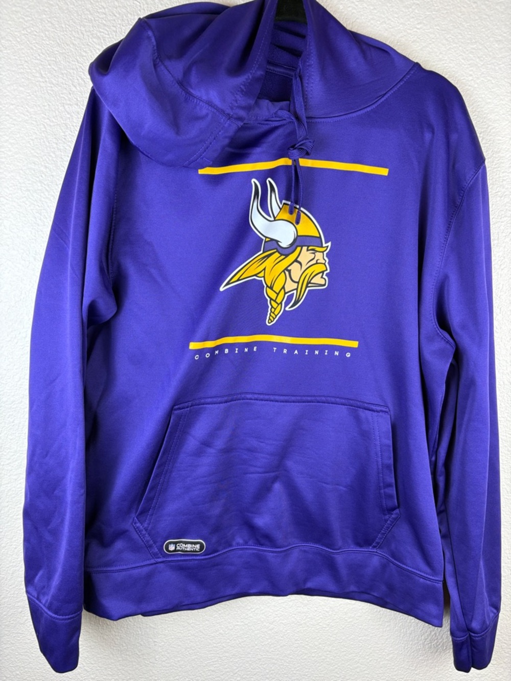 New Era NFL Minnesota Vikings Football Split Defense Fleece Pullover Hoodie XL